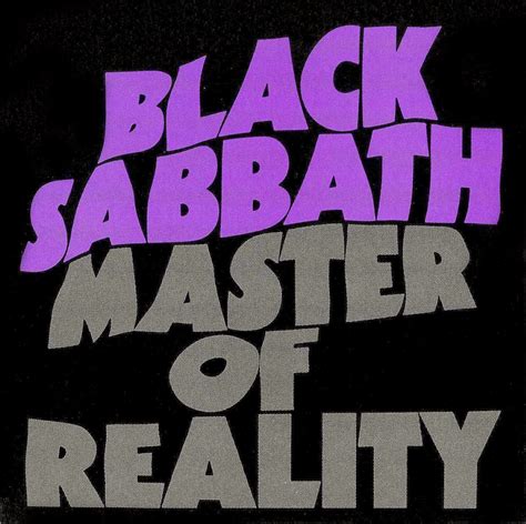 black sabbath master reality